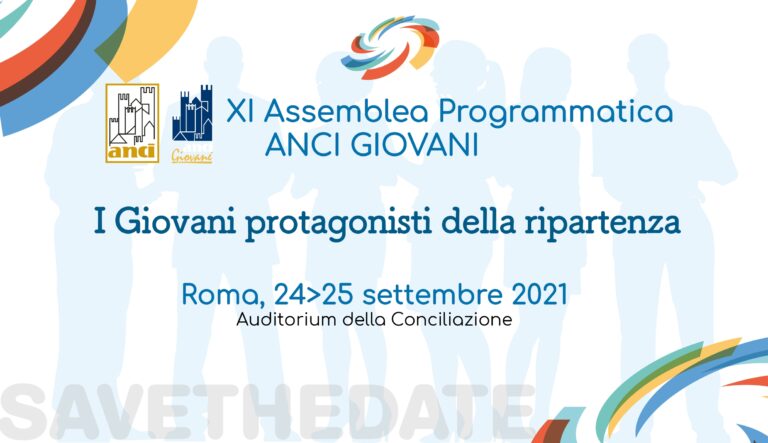 XI Assemblea programmatica di ANCI Giovani a Roma il 24 e 25 settembre