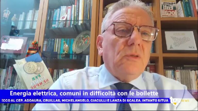 Energia elettrica e comuni in difficoltà, intervista al presidente Amenta