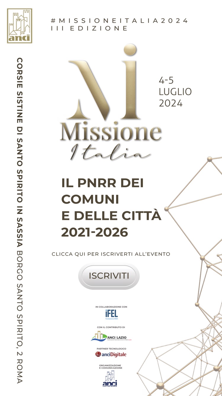 Missione Italia 2024 III edizione, il 4 e 5 luglio a Roma